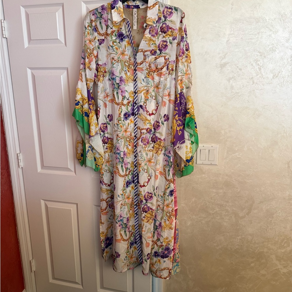 Aratta Floral Multicolor Women's Dress size L - Picture 4 of 4